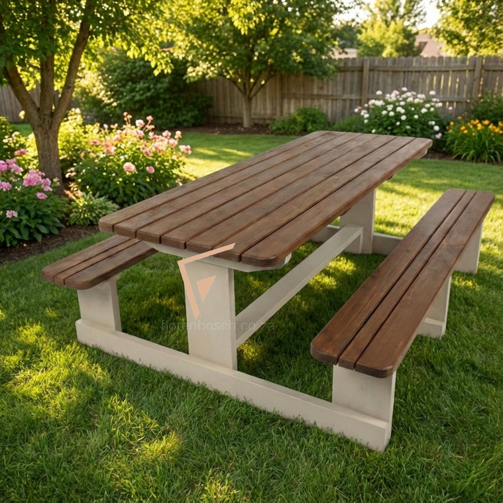 Standard Picnic Bench (Walk-Through) – 10 Seater