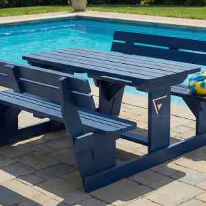 Florenbosch Blue Six Seater bench set