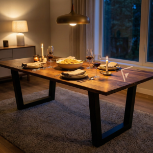 Premium Kiaat Hardwood Table - 1.2m
