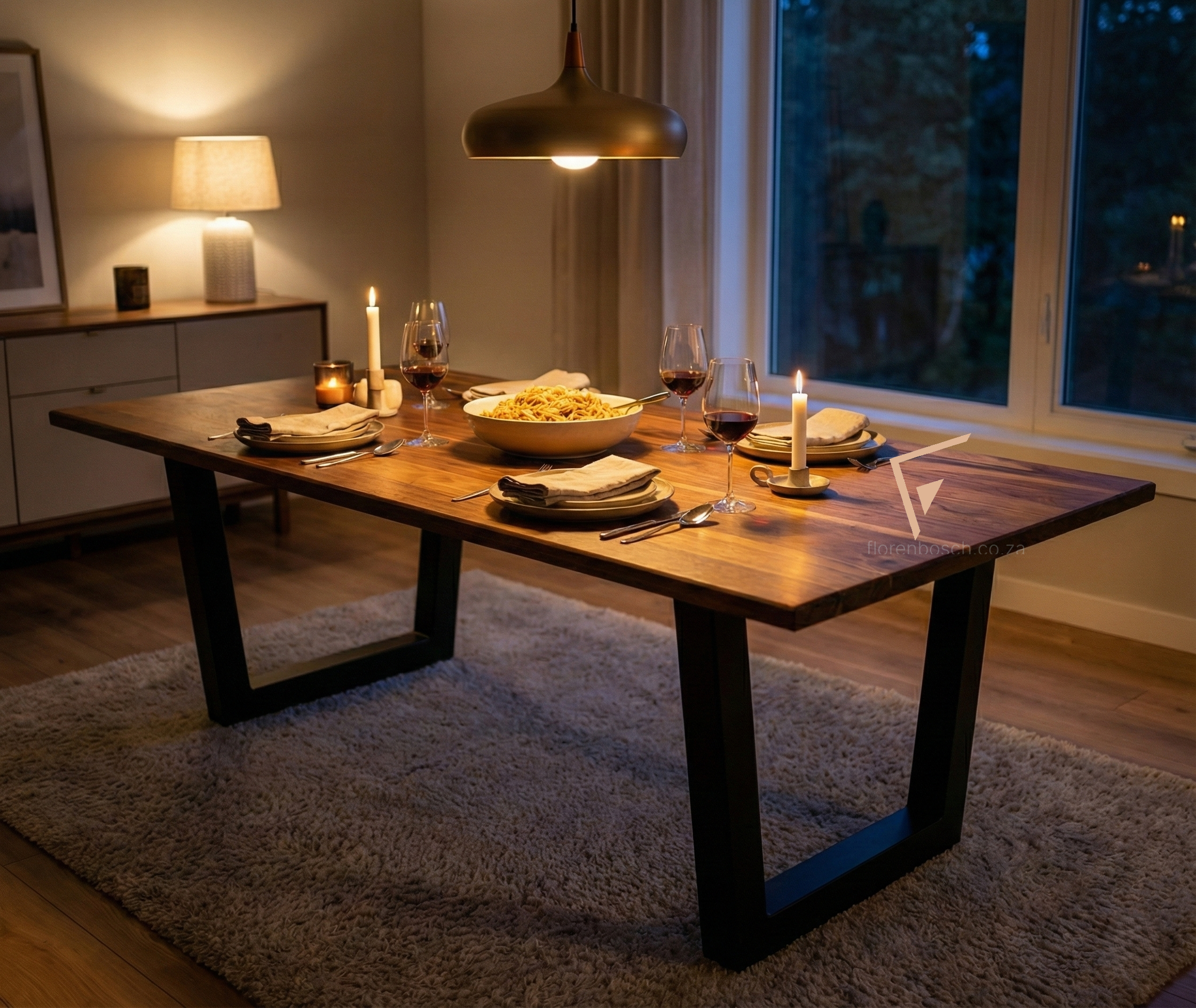 Premium Kiaat Hardwood Table – 1.2m