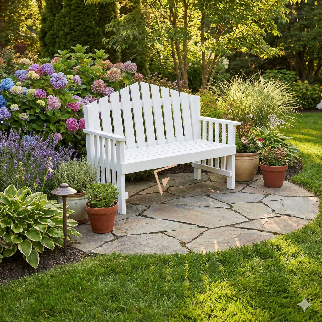 Classic Garden Park Bench (Weather Resistant)